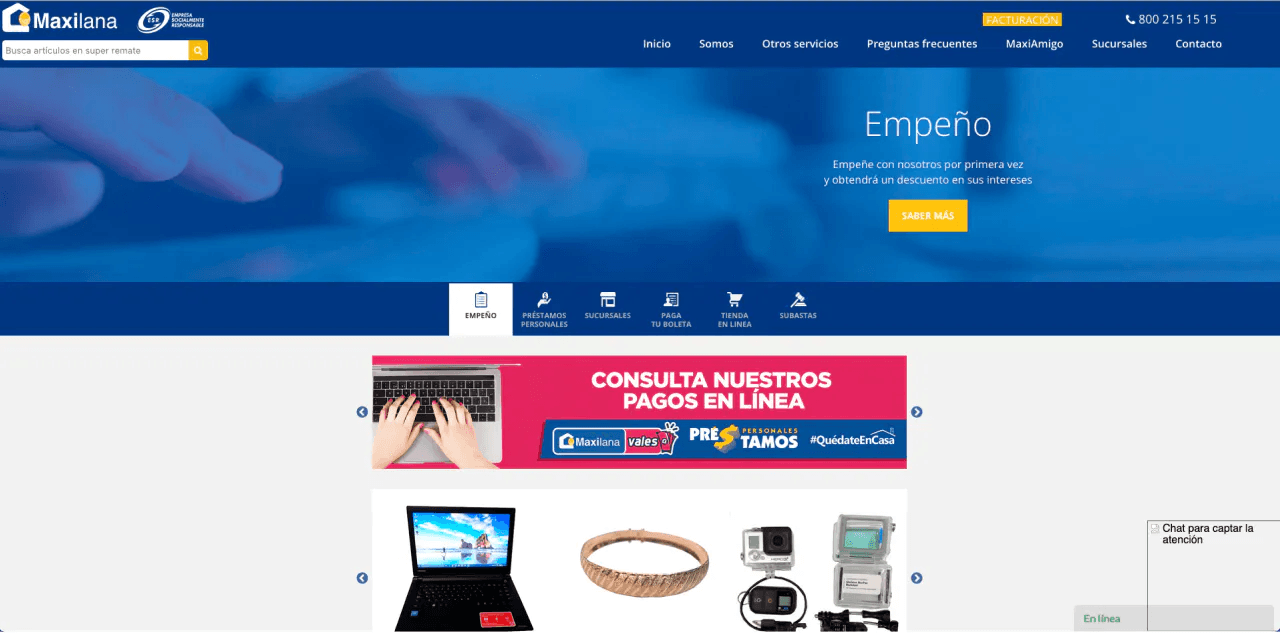 Maxilana's old website was difficult to navigate, and many buttons lacked proper contrast.
